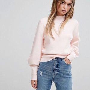 ASOS Selected Puff Sleeve Sweater